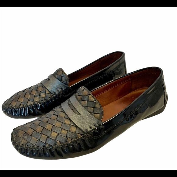 Robert ZUR PETRA BLACK PATENT COMBO Sz 9M - Picture 3 of 8